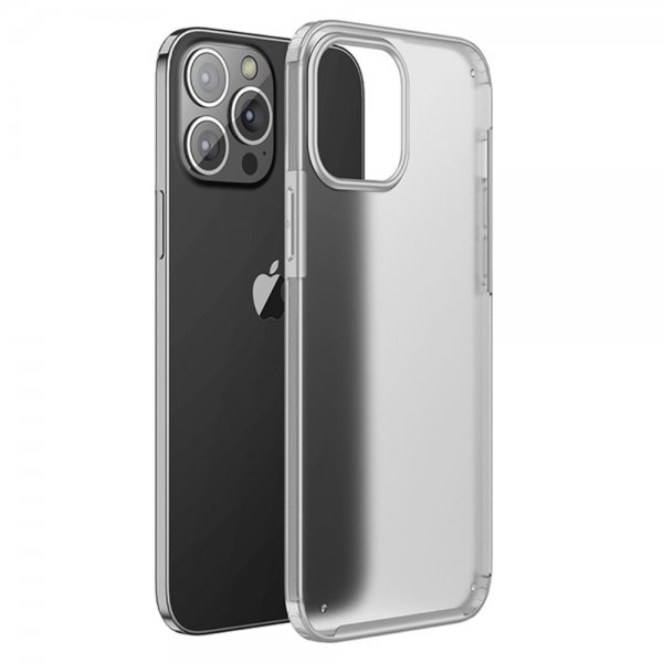 Ipaky iPhone 13 Pro Deksel Frosted Bakside Klar