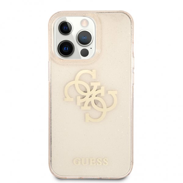 Guess iPhone 13 Pro Deksel Full Glitter Gull