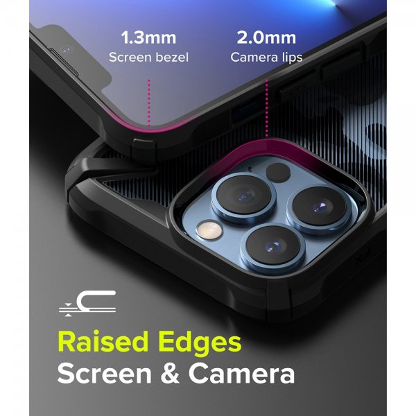 Ringke iPhone 13 Pro Deksel Fusion-X Camo Black