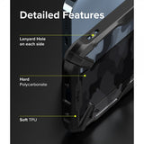 Ringke iPhone 13 Pro Deksel Fusion-X Camo Black