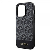 Guess iPhone 13 Pro Deksel G Cube MagSafe Svart