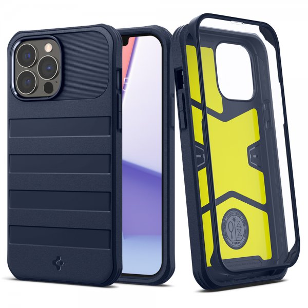 Spigen iPhone 13 Pro Deksel Geo Armor 360 Navy Blue
