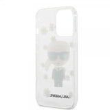 Karl Lagerfeld iPhone 13 Pro Deksel Iconic Flower Transparent