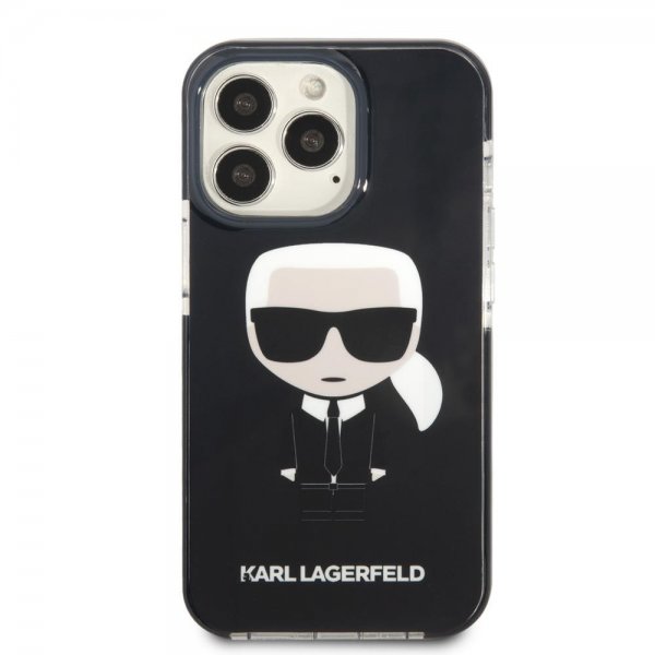 Karl Lagerfeld iPhone 13 Pro Deksel Iconic Full Body Svart