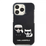 Karl Lagerfeld iPhone 13 Pro Deksel Karl & Choupette Svart