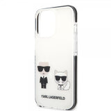 Karl Lagerfeld iPhone 13 Pro Deksel Karl & Choupette Hvit