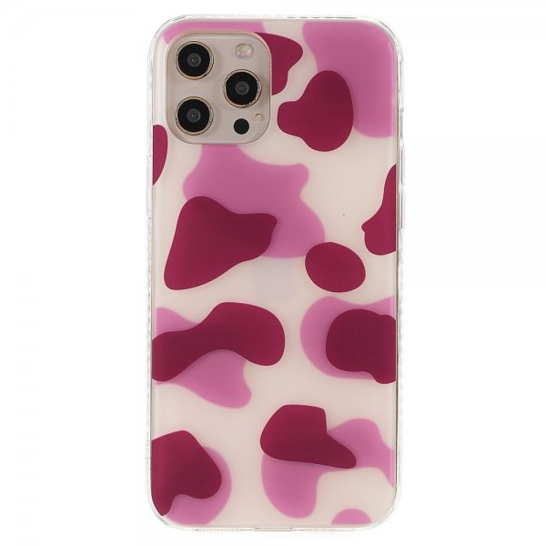 iPhone 13 Pro Deksel Kumønster Rosa Rosa