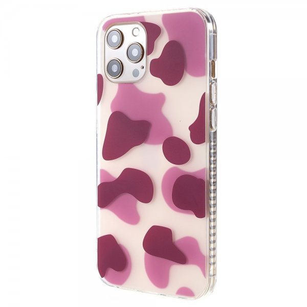 iPhone 13 Pro Deksel Kumønster Rosa Rosa