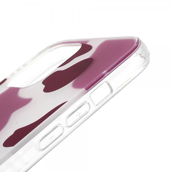 iPhone 13 Pro Deksel Kumønster Rosa Rosa