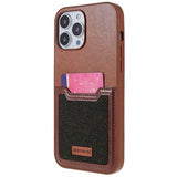 iPhone 13 Pro Deksel Kortholder Brun