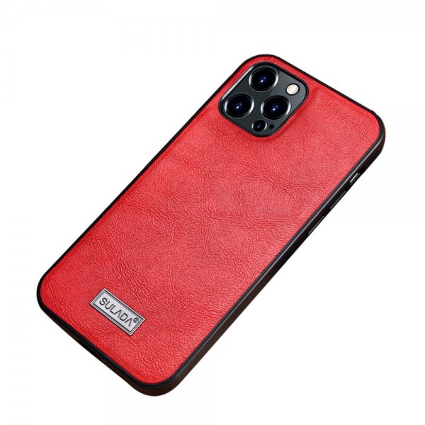 Sulada iPhone 13 Pro Deksel Skinntekstur Sin