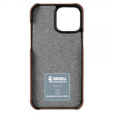 Krusell iPhone 13 Pro Deksel Leather CardCover Cognac Brown