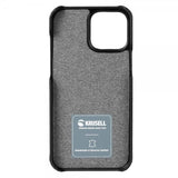 Krusell iPhone 13 Pro Deksel Leather CardCover Vintage Black