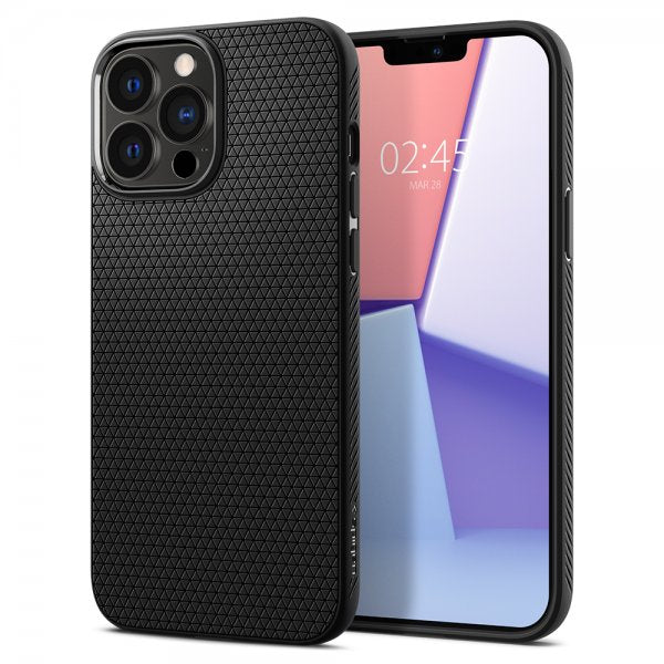 Spigen iPhone 13 Pro Deksel Liquid Air Matte Black
