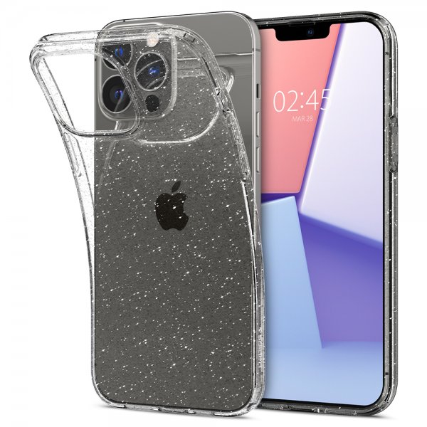 Spigen iPhone 13 Pro Deksel Liquid Crystal Glitter Crystal Quartz