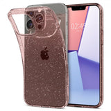 Spigen iPhone 13 Pro Deksel Liquid Crystal Glitter Rose Quartz