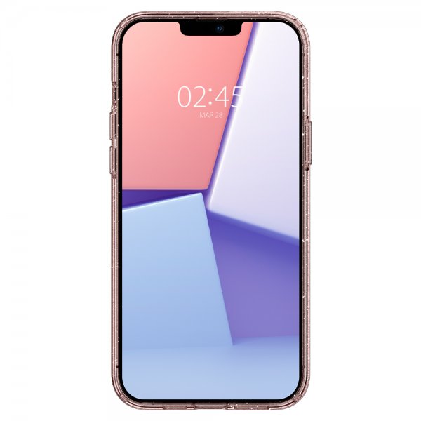 Spigen iPhone 13 Pro Deksel Liquid Crystal Glitter Rose Quartz