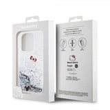 Hello Kitty iPhone 13 Pro Deksel Liquid Glitter Translucent