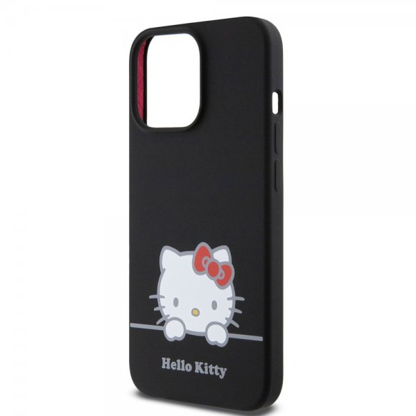 Hello Kitty iPhone 13 Pro Deksel Liquid Silicone Svart