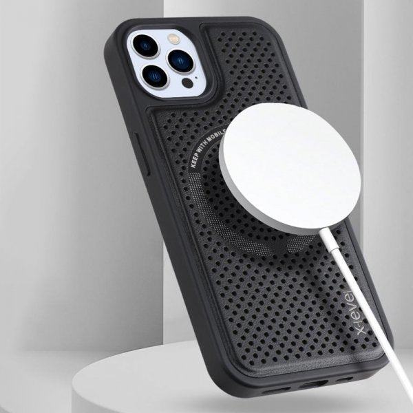 X-Level iPhone 13 Pro Deksel Magic Magnets Series Svart