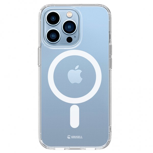 Krusell iPhone 13 Pro Deksel MagSafe Clear Cover Transparent