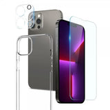 Northjo iPhone 13 Pro Deksel med Skjermbeskytter og Kamerabeskytter 3-i-1