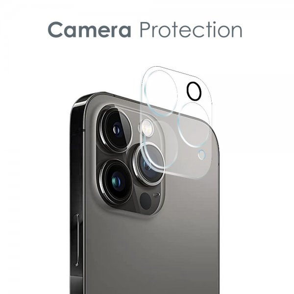 Northjo iPhone 13 Pro Deksel med Skjermbeskytter og Kamerabeskytter 3-i-1