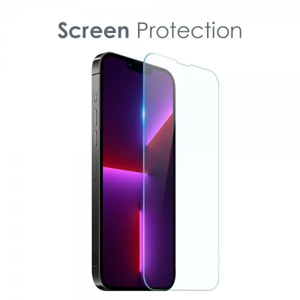 Northjo iPhone 13 Pro Deksel med Skjermbeskytter og Kamerabeskytter 3-i-1