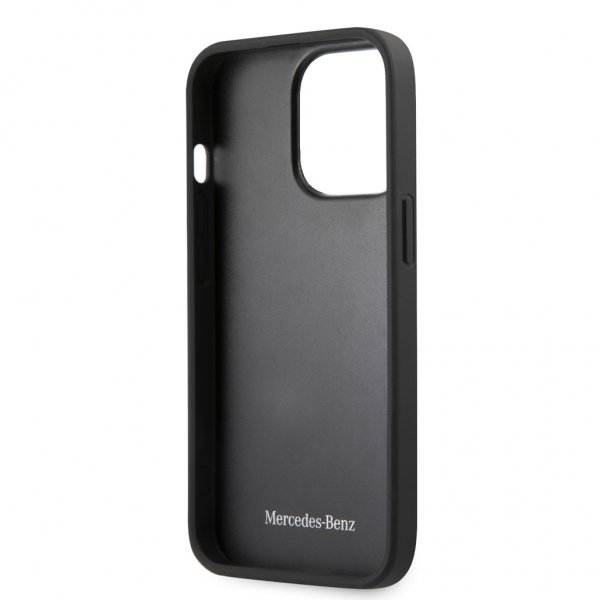 Mercedes Benz iPhone 13 Pro Deksel Metal Logo Svart