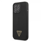 Guess iPhone 13 Pro Deksel Metal Triangle Svart