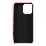 iPhone 13 Pro Deksel Plysj Love Perler Rosa