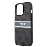 Guess iPhone 13 Pro Deksel Printed Stripe Grå