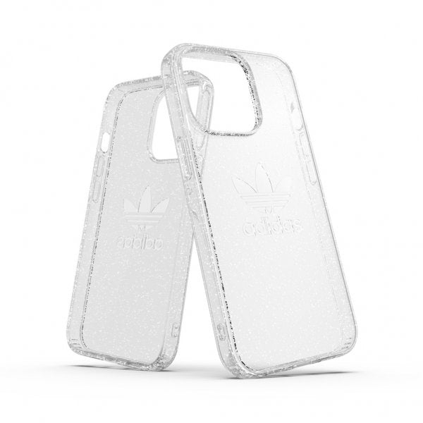 Adidas iPhone 13 Pro Deksel Protective Clear Case Glitter Klar
