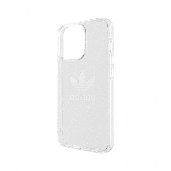 Adidas iPhone 13 Pro Deksel Protective Clear Case Glitter Klar