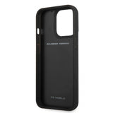 Ferrari iPhone 13 Pro Deksel Real Carbon Metal Logo Svart