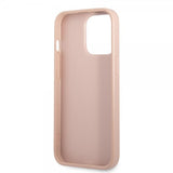 Guess iPhone 13 Pro Deksel Saffiano Double Cardslot Rosa