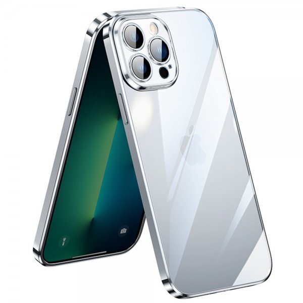 Sulada iPhone 13 Pro Deksel Shield Eye Series Sølv