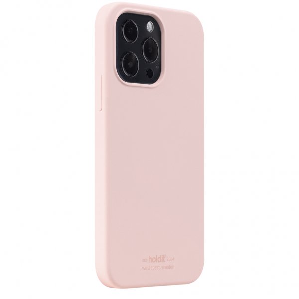holdit iPhone 13 Pro Deksel Silikon Blush Pink
