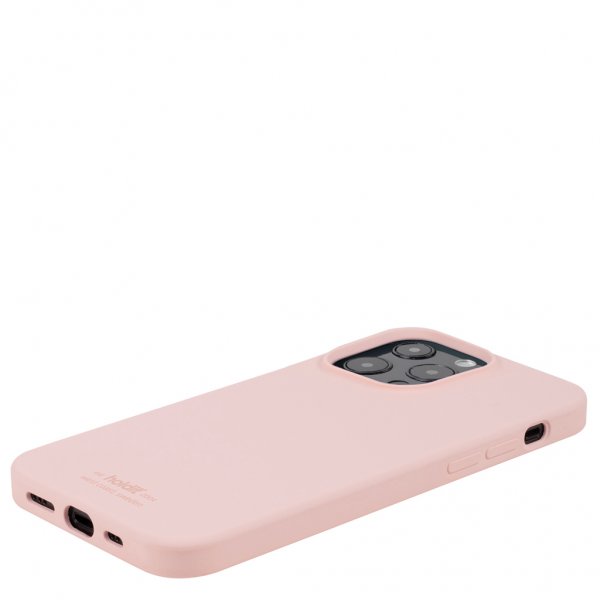 holdit iPhone 13 Pro Deksel Silikon Blush Pink
