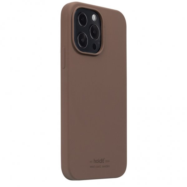 holdit iPhone 13 Pro Deksel Silikon Dark Brown