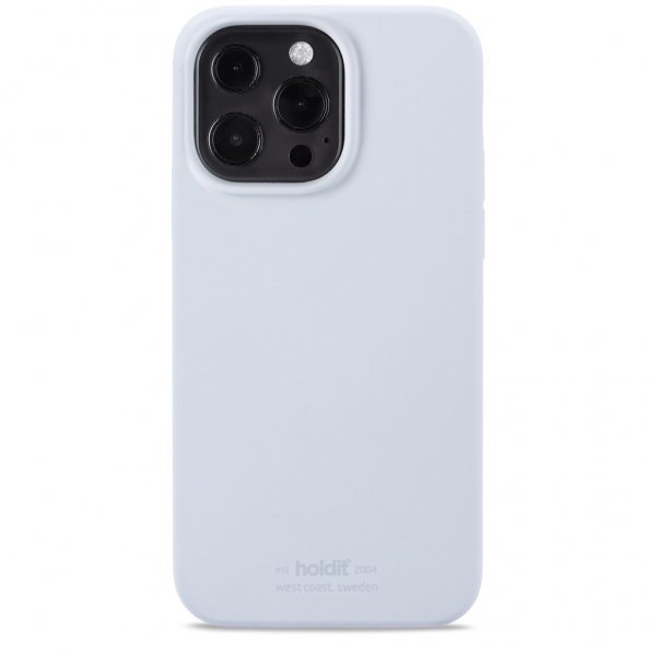 holdit iPhone 13 Pro Deksel Silikon Mineral Blue