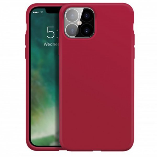 Xqisit iPhone 13 Pro Deksel Silicone Case Rød