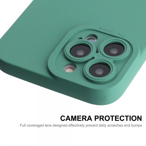 ENKAY iPhone 13 Pro Deksel Silikoni Grønn