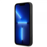 Guess iPhone 13 Pro Deksel Silicone Metal Logo 4G Svart