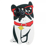 iPhone 13 Pro Deksel Silikon 3D Hund