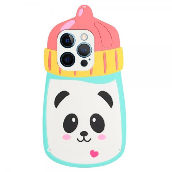 iPhone 13 Pro Deksel Silikon 3D Baby flaske
