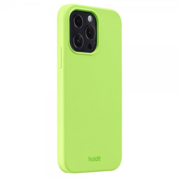 holdit iPhone 13 Pro Deksel Silikon Acid Green