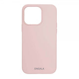 Onsala iPhone 13 Pro Deksel Silikon Sand Pink