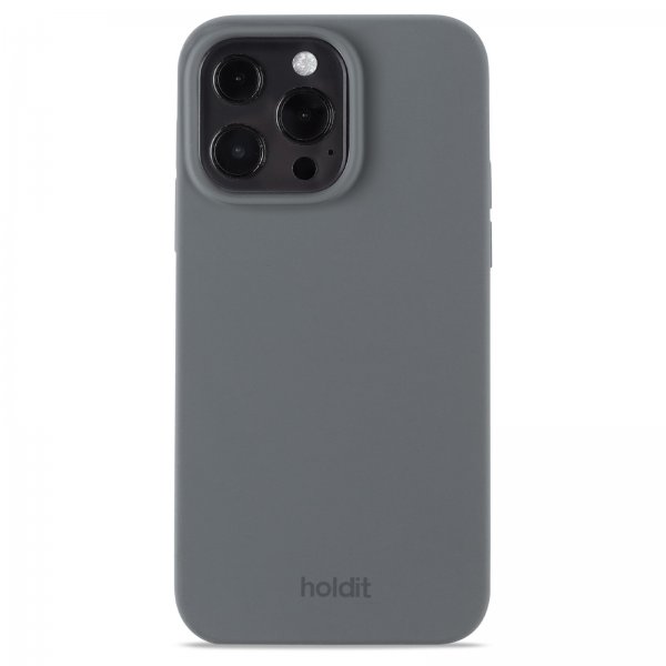 holdit iPhone 13 Pro Deksel Silikon Space Gray