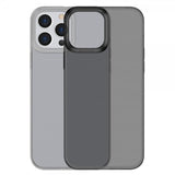 Baseus iPhone 13 Pro Deksel Simple Series Transparent Svart